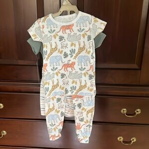Chickpea 4 piece pajama 24 mos set NWT